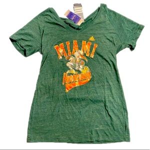 NWT Miami Hurricanes Women’s Tee